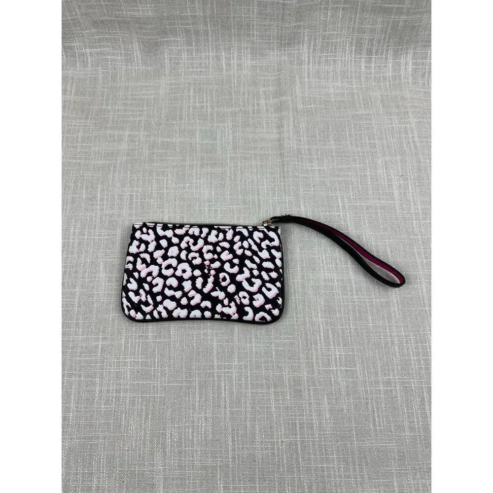 Victoria's Secret Women's Leopard Print Wristlet‎ Clutch Bag